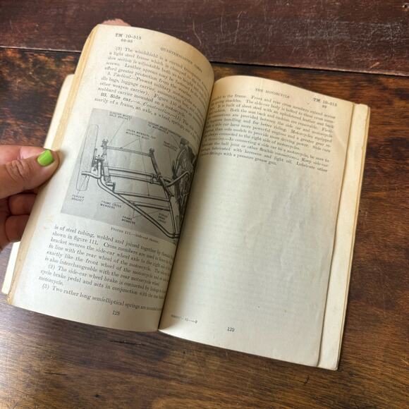 1942 TM 10-515 Motorcyle US Military Manual Harley‎ Davidson Indian motorcycle - Picture 9 of 13